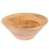 Dinnerware Sets Rubber Wood Salad Bowl Soup Serving Breakfast Bowls Multi-use Dinner Wooden Cone Shaped Fruit