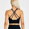 Mäns västar Lulul Kvinnor Sexig yogalinger med bröstkudde Bras Bralette Push Up Bra Sporte Female Underwear Solid Color Gym Tops