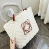 Winter Collection Shopping Bag Large Capacity Lamb Wool Tote Bags Plush handbag Classic Alphabet Print Shoulder Bag278U