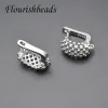 Back New Design 15x17mm Metal Nickel Free Mesh Shape Earring Hooks for Jewelry Findings 30pcs/lot