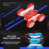 Electric/RC Car Childrens remote-controlled mini car rollover double-sided stunt car 360 degree tipper off-road racing toy Zhiyi toy