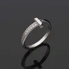 Band Rings Love Titanium Gold Sier Rose Size 6/7/8/9mm Ring Designer Womens Jewelry tiffanyismss