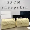 Crossbody Bag Omuz Çantaları Lüks Tasarımcı Çantalar Kadınlar Moda Çantaları Kadın Cüzdanı Akşam Çantaları GÜNLÜ DERİ VE GÜMÜŞ ZİNCİR LADY CUPSE