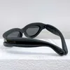 Owalne projektant okularów przeciwsłonecznych BV1211s Modne okulary przeciwsłoneczne dla kobiet Zielona rama octanu odporna na UV Mężczyźni Unikalne fajne spersonalizowane szklanki z oryginalnym pudełkiem