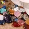 Colliers Natural Crystal Heart Pink Quartz Stone Charms accessoires