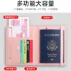 飛行機パスポートカバークレジットIDカードウォレット包帯多機能旅行ウォレットパスポート防水ビジネスパスポートクリップ