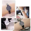 Other Watches Suitable for CK denim accessories K431//43235/43236 womens leather strap with 10mm needle buckle black brown white strap J240222