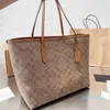 2024 designer bag Women Shopping Fashion Handbag Canvas leather Button opening and closing large capacity Shopping Shoulder