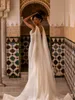 Saudi Arabia Mermaid Wedding Dresses Sexy Spaghetti Straps 3D Floral Appliques Ruffles Bridal Gowns Vintage Boho Summer Bride Dress