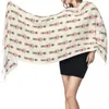 Écharpes Casse-Noisette Modèle De Noël Mignon Doux Cadeau Gland Écharpe Femmes Hiver Automne Chaud Châles Wraps Dames Polyvalent Femelle