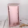 Atacado rosa ouro bolha mailers sacos de embalagem à prova de choque à prova dwaterproof água envelopes mailers com auto selo adesivo multisize