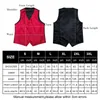 Men's Vests Wedding Red Paisley Vest For Man Groom Luxury Business Tie Bowtie Pocket Square Cufflinks Set Party Sleeveless Dress Waistcoat