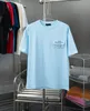 T-shirt Plus da uomo Polo Girocollo ricamato e stampato in stile polare estivo con puro cotone da strada 2225y