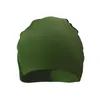 Basker wansici beanie hatt stickad casual cap grön och blå kolibri svart hals