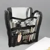 化粧品バッグメイクアップオーガナイザーポータブルオフィス旅行用バスルーム用の透明なトイレタリーバッグ