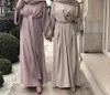 Vêtements ethniques Abaya Femmes musulmanes Robe longue Bandage Turc Dubaï Malaisie Maxi Robe Casual Lâche Ramadan Islamique Robe Arabe Kaftan