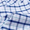 100 camicie Oxford in puro cotone da uomo Camicia scozzese a maniche lunghe a righe da uomo BusinessTartan Red Designer 240219