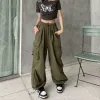 Pants Y2K Women Streetwear Techwear Cargo Korean Harajuku Baggy Parachute Pants For Men Sweatpants Wide Leg Joggers byxor Kläder