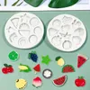 Stampi da forno Frutta Silicone Fragola Mirtillo Ananas Fudge Cioccolato Cupcake Fondente Strumenti per decorare torte