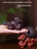 Tea Pets Chinese Dragon Set Ornaments Home Study Supplies Purple Sand Pet Decoration Lucking Zodiac Xiaolong Play Gift