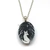 Pendant Necklaces Charming Gothic Forest Crow Necklace Fashion P O Accessory Gift Black Cat Fox Vintage X1009 Drop Delivery Jewelry P Dh35Z