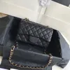 10A Cuero de alta calidad Calidad de espejo Clásico Caviar Flap Bag Diseñador Mujeres Cross Body Bags Lujos Diseñadores Bolso de hombro Bolso de mano con caja