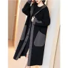 زر أزياء الخندق المغطى بزراعة الجيوب المخلوقة AllMatch Coats Women Clothing 2023 Autumn Autumn New Legh Sental Tops Loose Congute Trench