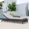 Mobilier de camping lit extérieur cour Villa El piscine chaise longue station jardin étanche et résistant au soleil rotin plage