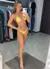 Projektantka damska stroje kąpielowe seksowne druk projektant Brazilian Bikini Ustaw push up Swimsuit Kobiety luksusowe marka na plażę kostium kąpielowe xl biquinis female maill