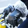 Cycling Gloves Glove Comfortable Motorcycle -like Mittens For Driving Sports Keep Warm Genuine Leather Thickened Stylish