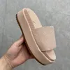 Platform Tasarımcı Ev Ayakkabı Kadın Terlik Sırıklar Kalın Sole Kauçuk Slip-On Plaj Sandalet Eur35-44