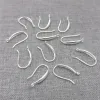 Earrings 6 Pairs of 925 Sterling Silver Shiny Ear Wires Earring Hooks Earring Components