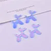 Charms 10pcs/pack AB Color Balloon Dog Acrylic Earring For Fashion Jewelry Making Craft DIY