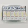 Watch Repair Kits AB-659 Dust Proof Steel Crown Kit With 1 MICROM Gold Plated For Watchmaker