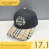 Mode Nieuwe Designer Hoed Klassieke Plaid Baseball Cap voor Mannen Vrouwen High End Luxe Cap Retro Plaid Letter Zonnehoed Emmer Hoed 91