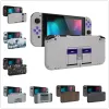 Cases eXtremeRate Coque de boîtier de contrôleur de plaque arrière de console douce au toucher à motifs personnalisés avec boutons complets pour Nintendo Switch