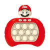 Empurrar máquina de jogo pop eletrônico pushit pro super bolha pop jogo luz push up antiestresse brinquedos para crianças adulto