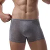 Underpants Boxer Homme Cueca Masculina Solid Classic Bamboo Mens Underwear Sexiga män Crotchless för Cuecas de de