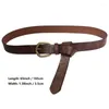 Cinturones Knight Cinturón de cuero de PU en relieve Longitud ajustable Perfecto para entusiastas de la moda e individuos con gusto único Dropship