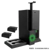 Supporti XBSX Base multifunzione Supporto per doppio caricatore Ventola di raffreddamento Supporto per giochi per dischi per XBOX Serie X