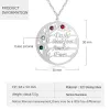 Necklaces Sterling Sier Custom Name Necklace Tree of Life Necklace Personalized Birthstone Gold Color Fine Jewelry Mother's Day Gift
