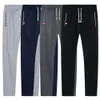 Masculino casual calças esportivas masculino largo cinza empilhado sweatpants em linha reta calças de comprimento total solto 230518