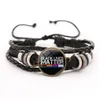 Braccialetti con ciondoli Black Lives Matter Braccialetti in pelle Non riesco a respirare Lettere Moda regolabile Treccia Bracciale con ciondoli con perline vintage per Dhziq