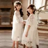 Girl's Dresses Spring Summer New ChildrenS Clothing Lace Girl Dress Korean ChildrenS Clothing Fairy Princess Dress Parent-Child Wear