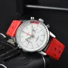 Mens Breitlingity Wristwatches 모든 다이얼 쿼츠 운동 시계 Br Navitimer 1884 최고 럭셔리 브랜드 크로노 그래프 시계 스틸 벨트 남성 패션 시계