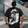 Tshirts for Men 3d Japanese Samurai Tryckt manliga klädgata Harajuku toppar dagliga avslappnade kortärmade överdimensionerade tees 240220