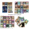 66 st engelska Yu Gi Oh-kort Yuh Yu-Gi-Oh-kortspelande spel Trading Battle Carte Dark Magician Collection Kids Christmas Toy Y1212 DHNM4