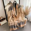 New Thickened Cashmere Women with Veet Wind Warm for Autumn and Winter Live Broadcasting Scarf