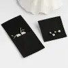 Halsband smycken förpackning påse 20st 8x8cm lyxiga mikrofiber smycken väskor kuvert stil present för halsbands ringar örhängen