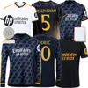 2023 2024 Bellingham Finals Soccer Jerseys 23 24 Football Shirt Camavinga Vini Jr. Modric Valverde fjärde Camiseta Men uniformer Real Madrids med lång ärm